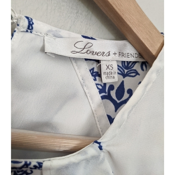 Lovers + Friends Cold Shoulder Ruffle Blouse - Picture 8 of 9